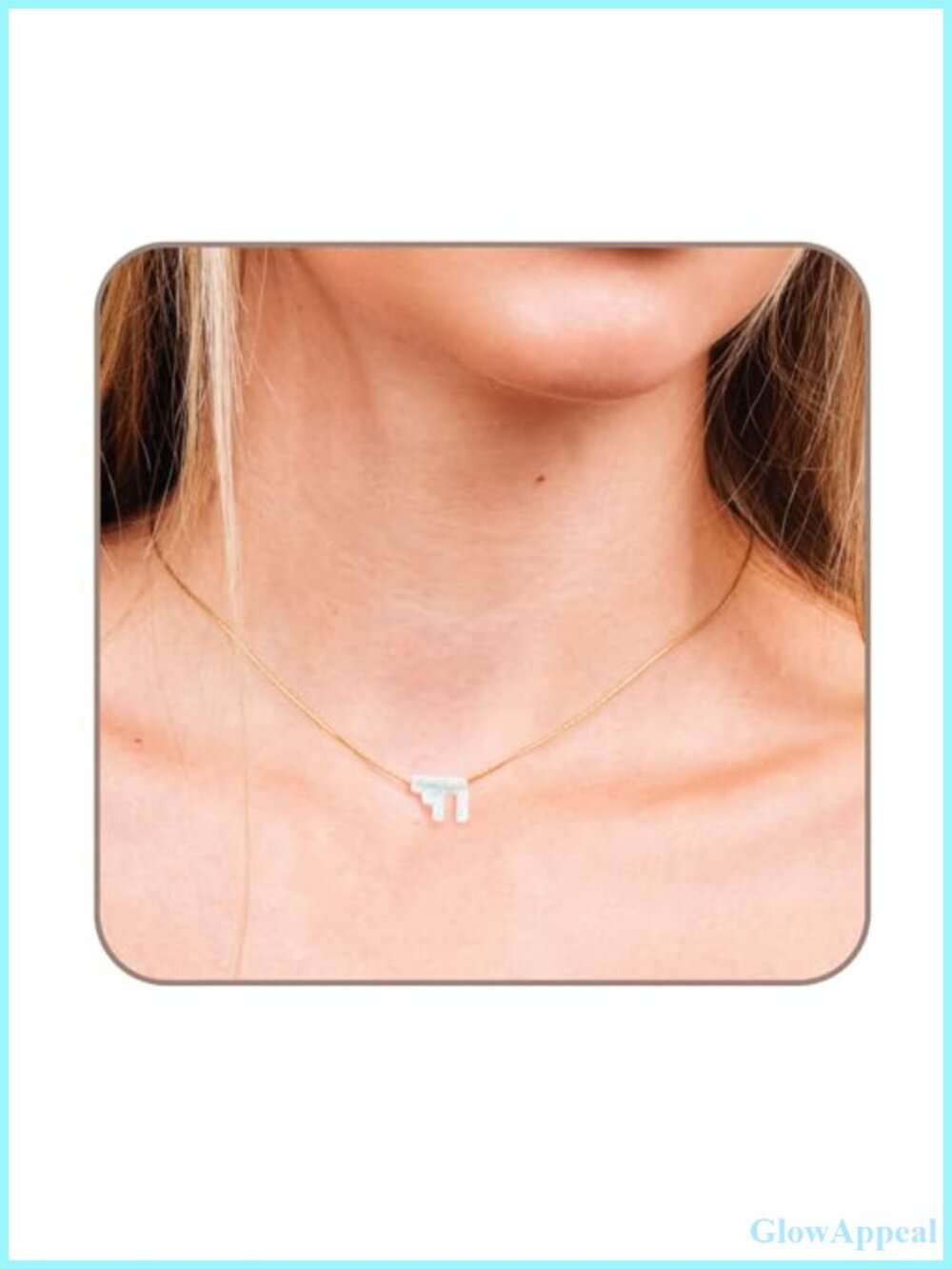 Handmade Chai Necklace Sterling Silver Gold Filled Opal Charm